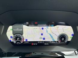 ●バーチャルコックピット『メーターパネル内に高解像度の液晶ディスプレイを配置。ディスプレイ内に地図が表示され、ナビゲーションの確認の際にドライバーは視線の移動を少なくすることができます。』