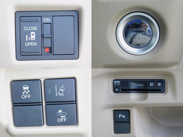 左側電動スライドドア　プッシュスタート　車線逸脱警報　衝突軽減 ETC(セットアップ費用別途)　クリアランスソナー