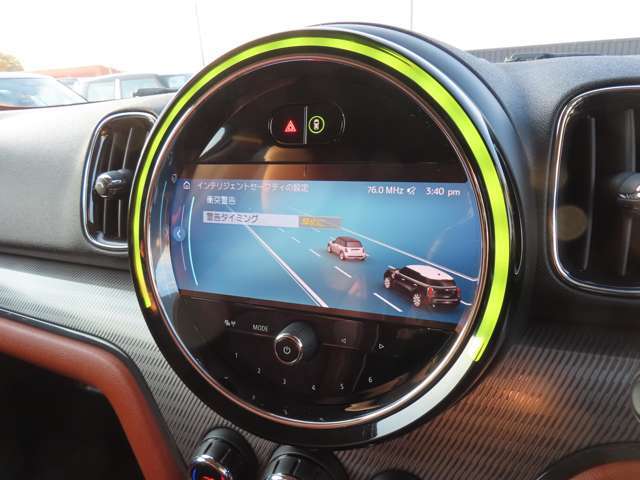 衝突警告、衝突軽減ブレーキが付いていますが、作動条件等ありますので過信は禁物です。
