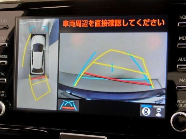 パノラミックビューで車庫入れも安心