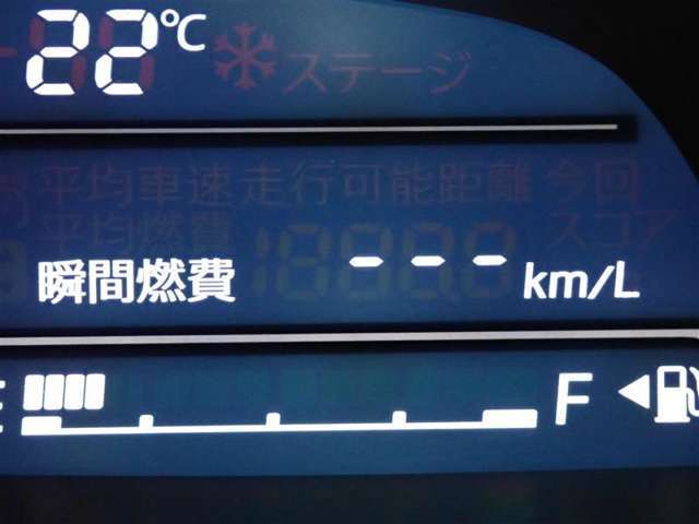 メーター内インフォメーション
