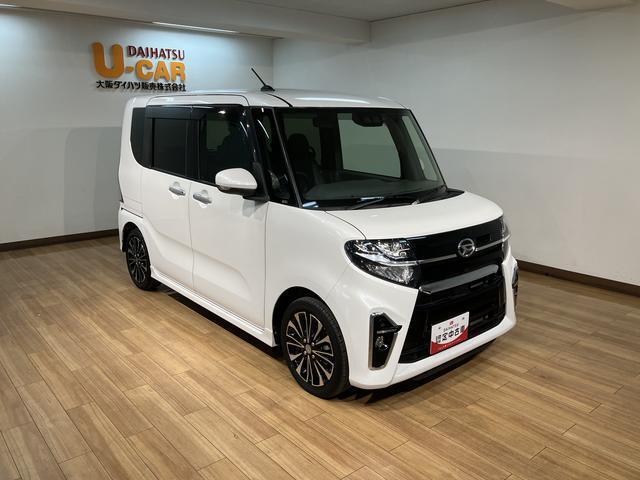 R2年式、走行3.0万kmで人気のパールホワイトのタントカスタムRS！　純正メモリーナビにバックカメラ、ナビ連動前後ドライブレコーダー等充実装備♪ターボエンジンにクルーズコントロールで軽快に走りますよ