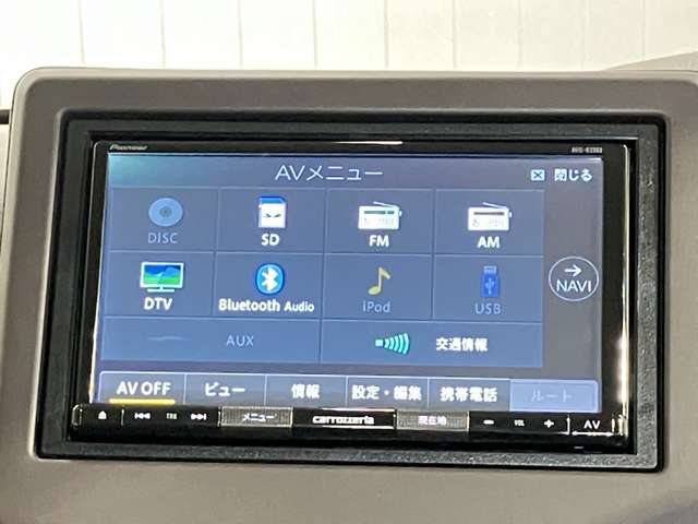 パイオニア製★ワンセグメモリーナビゲーション付き！