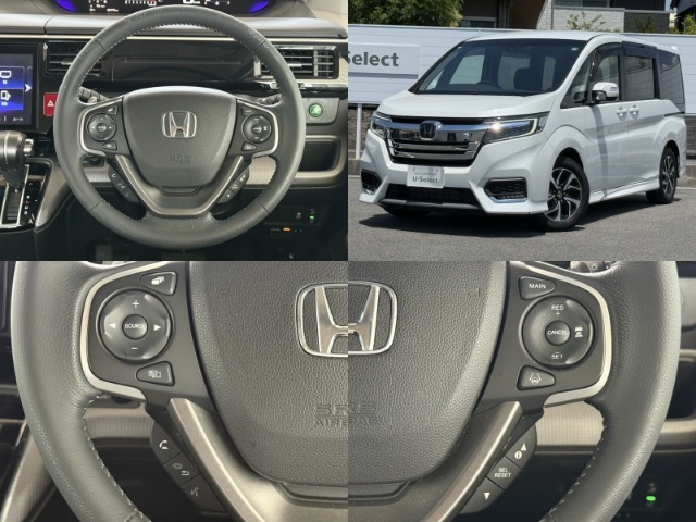 クルーズコントロール、ステアリングリモコンスイッチも付いておりますので運転中の操作も楽々ですよ！