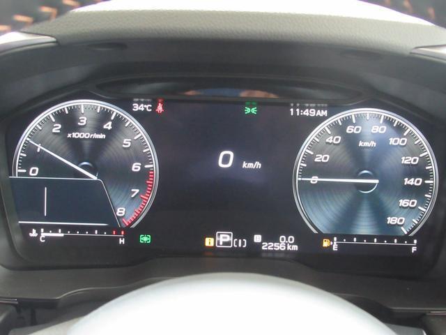 12.3インチフル液晶メーター。運転に必要な情報をわかりやすく表示しています。