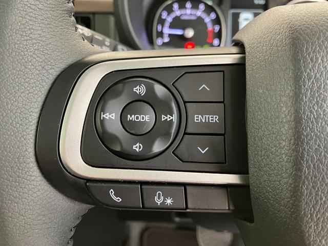 ナビやオーディオなどの操作が手元でできるステアリングスイッチ☆視線を外さず操作できて便利です！