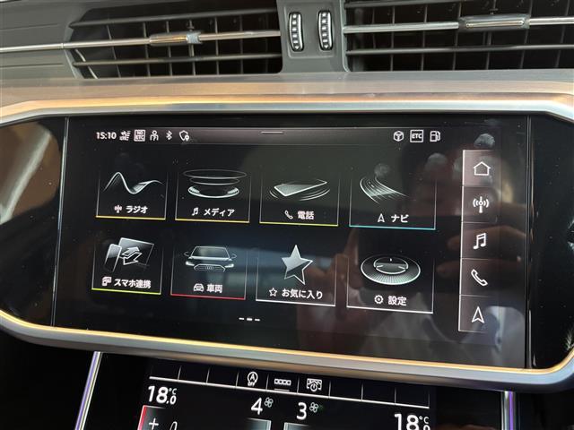 MMI（マルチメディアインターフェイス）ナビゲーションシステム：ナビゲーションシステムやエンターテインメント機能をはじめ、車両に備えられた様々な機能を手軽に操作できます。
