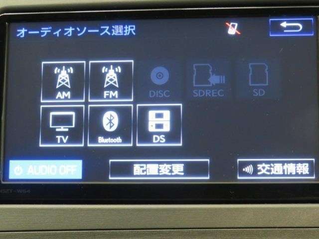 Bluetooth（ブルートゥース）接続機能付き。スマートフォンなどからお気に入りの音楽をワイヤレス再生できます。ドライブがさらに楽しくなりますね。
