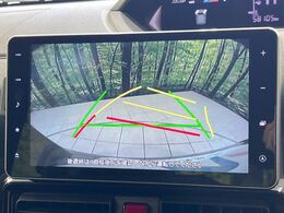 【バックカメラ】駐車時に後方がリアルタイム映像で確認できます。大型商業施設や立体駐車場での駐車時や、夜間のバック時に大活躍！運転スキルに関わらず、今や必須となった装備のひとつです！