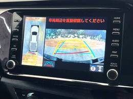 【パノラミックビューモニター】専用のカメラにより、上から見下ろしたような視点で360度クルマの周囲を確認することができます☆死角部分も確認しやすく、狭い場所での切り返しや駐車もスムーズに行えます。