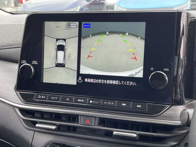 まるで上から見下ろしたように確認が出来るアラウンドビューモニターが装備されております！