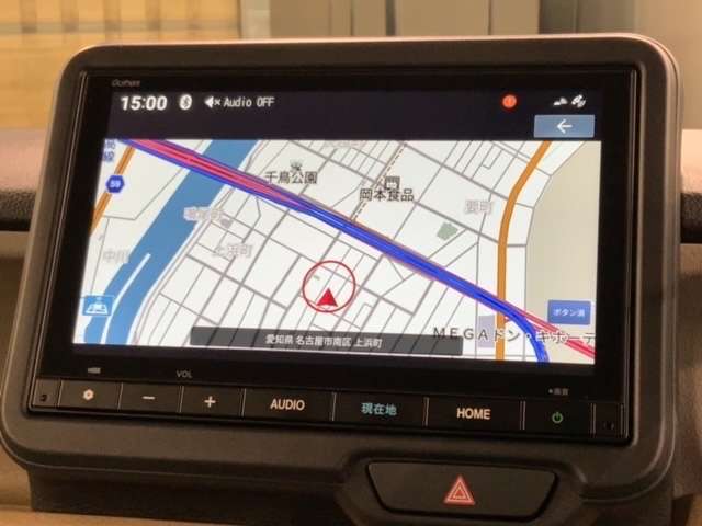 ギャザズナビ搭載です。知らない道も安心ですね！
