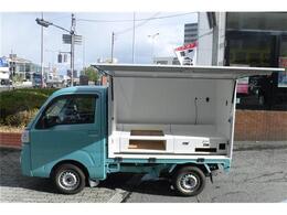 左側はウイングゲートで跳ね上がります。