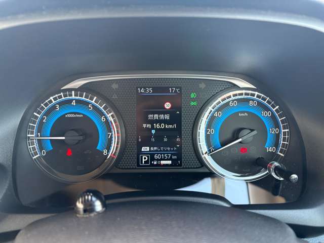 【メーター】見やすいメーターとなっております！