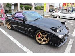人気黒！純正5MT！ツインターボ！外装内装美車！マツダスピードエアロパーツ！アドバン18AW！車高調！外品マフラー！タワーバー！ナルディH！キーレス！DVD！ETC！ターボタイマー！強化クラッチ！