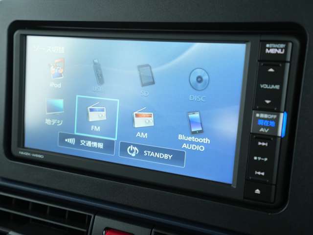 ナビメニュー★Bluetooth機能が付いていますのでスマホを繋げて音楽を聴くことができます♪