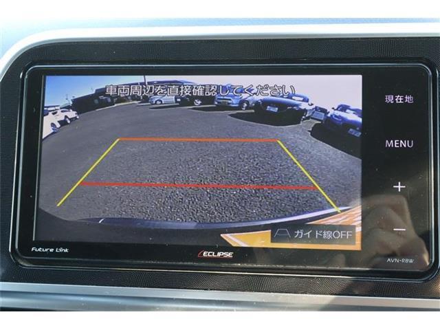 バックモニター付ですので、車庫入れも駐車もラクラクです。