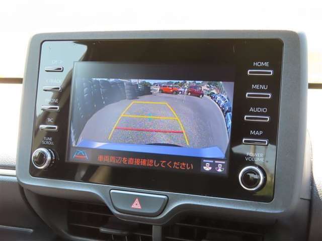 車庫入れもお任せのバックカメラ付き！
