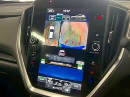 【全周囲モニター】を装備しております。リアの映像がカラーで映し出されますので日々の駐車も安心安全です。