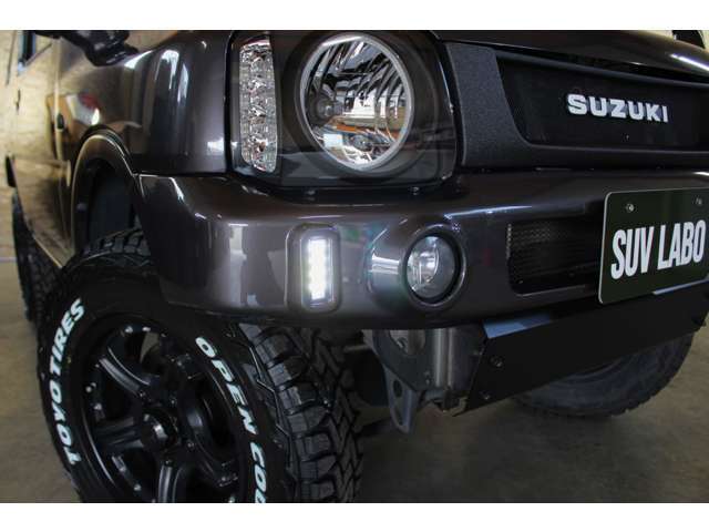 新品LEDデイライト付きショートバンパー