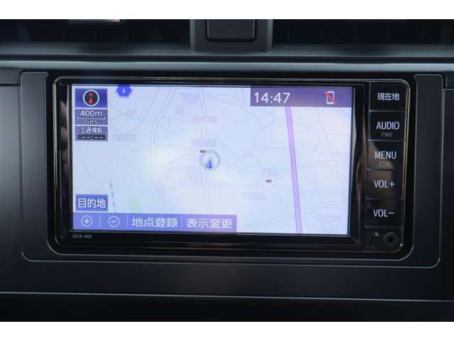 とっても使い易い純正SDメモリーナビ（NSCN-W68）付きです。ワンセグTV＋CDが視聴できます。