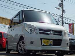 ★☆★スタッフからの一言（＾-＾）vv・・・★☆★パレットのパールホワイト入庫しました。純正フルエアロのエンジンプッシュスタートです。