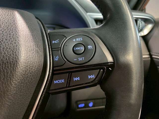 【レーダークルーズコントロール】ミリ波レーダーが車間距離を測って設定車速内で車速に比例した車間距離を保ちながら追従走行する装置で近づきすぎたときは自動でブレーキし、離れすぎたときには自動増速もする。