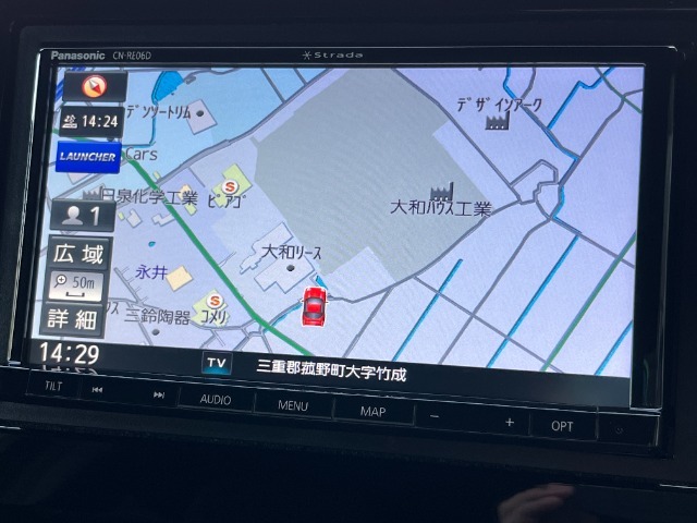 メモリーナビ付です！！もう道に迷うことはないかも？！詳細画面も、より細かくでるので、ピンポイントで目的地につくことができます。ナビ入門のかたにもおすすめです。