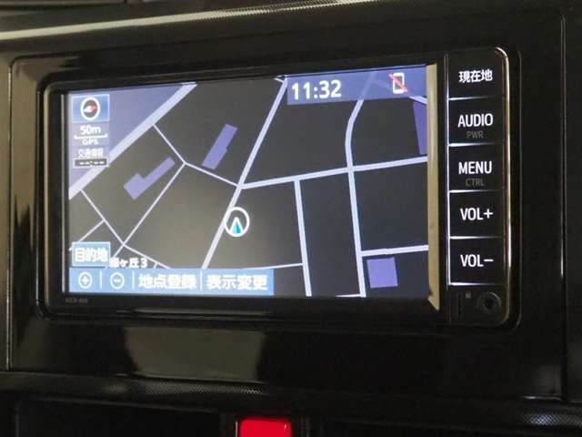 トヨタ純正メモリナビが搭載されています！