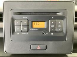 操作ラクラク☆　AM/FMラジオ付CDプレーヤーを装備しています。