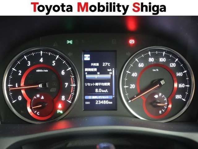 多機能な設定が出来る明るく見やすいメ-タ-パネルです。