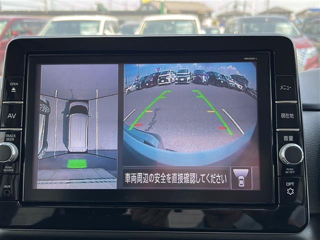 【アラウンドビューモニター】全方位360度バックモニターで安全確認もできます。駐車が苦手な方にもオススメな便利機能です。