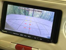 【バックカメラ】駐車時に後方がリアルタイム映像で確認できます。大型商業施設や立体駐車場での駐車時や、夜間のバック時に大活躍！運転スキルに関わらず、今や必須となった装備のひとつです！