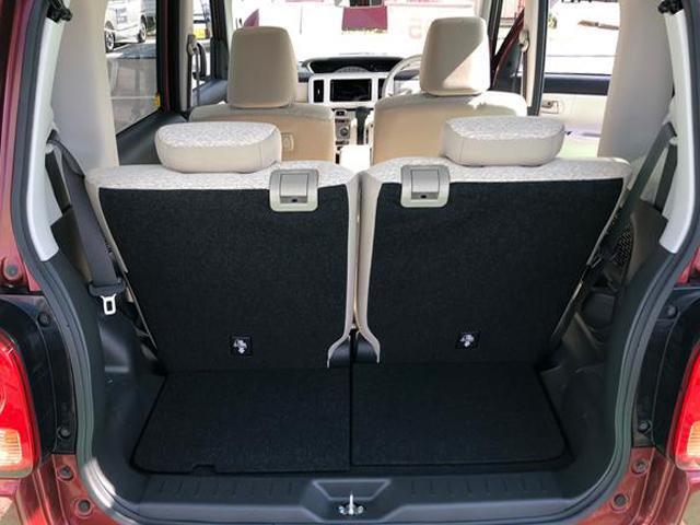 荷室空間も広く、シートアレンジもできるので使い分けできます。