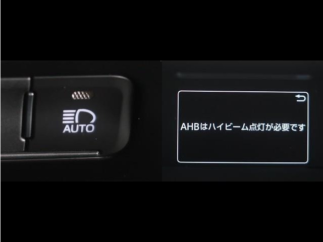 オートマチックハイビームとは、先行車や対向車のライトを認識し、ハイビームとロービームを自動で切り替える機能です。夜道の視界を確保します。詳細は販売店スタッフまでおたずねください。