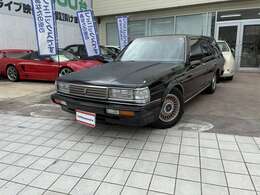 純正オーディオ☆AM/FM☆NARDIウッドハンドル☆黒革シートカバー☆イエローフォグ☆フジツボマフラー☆テール・フロントクリアウィンカー☆電動アンテナ☆ETC2.0☆10万キロ時タイベル交換済み☆