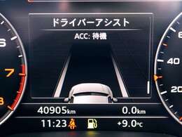 ACCアダプティブクルーズコントロールの設定はデジタルメーター内で確認頂けます。詳しくはフリーコール0078-6002-080898までお気軽にお問合せ下さい。