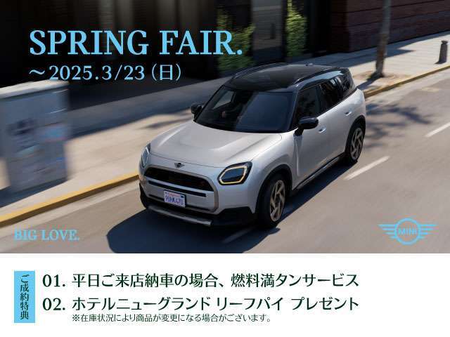 SPRING FAIR     　　　　　～3/23Sun.