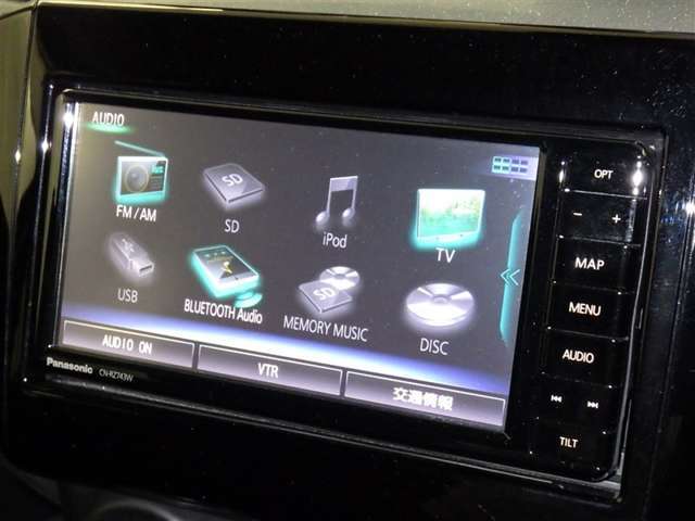 ブルートゥースオーディオ機能付です！お持ちの　i-Pоdなどで音楽を楽しめます。