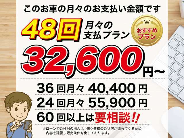 自社ローン完備！来店が難しい場合は事前にHP申込み破産や債務整理は問題無し審査基準は人柄重視。九州一円納車無料！全国納車！対応取引条件は要見積り要審査となります。聞くは一時の恥 聞かぬは一生後悔 ！！