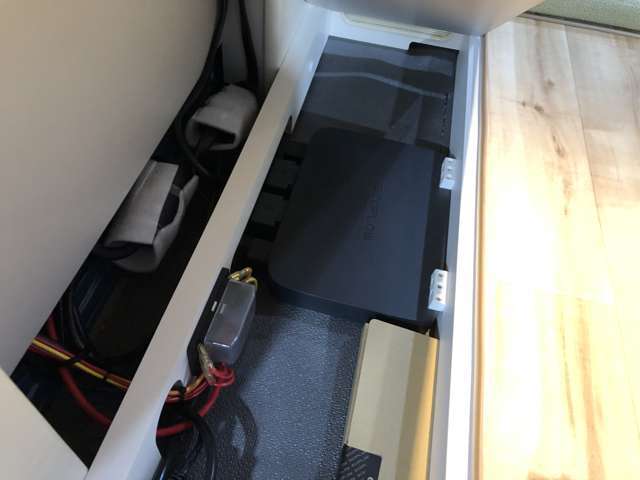 オプションのエコフロー走行充電も装着しています。