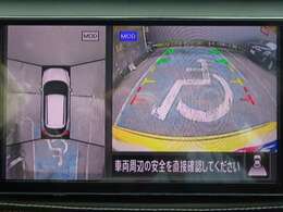 上空から見下ろしているかのような映像を映し出して周囲を確認し、スム-スな駐車をアシスト。MOD（移動物　検知）機能付インテリジェント　アラウンドビュ-モニタ-。お問い合わせは03-5672-1023へ