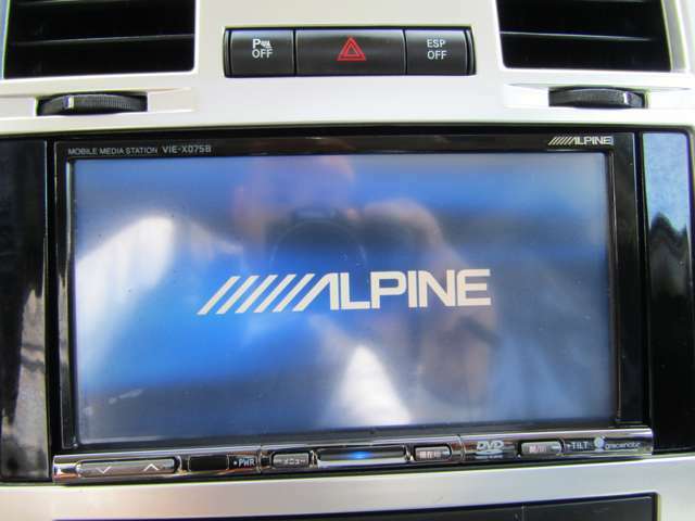 ALPINE　HDDナビ地デジ付きで快適ドライブOK