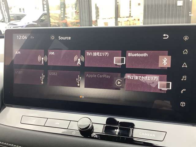 Bluetooth対応ナビでスマホの中の音楽も聴くことができドライブなどに便利な機能です！