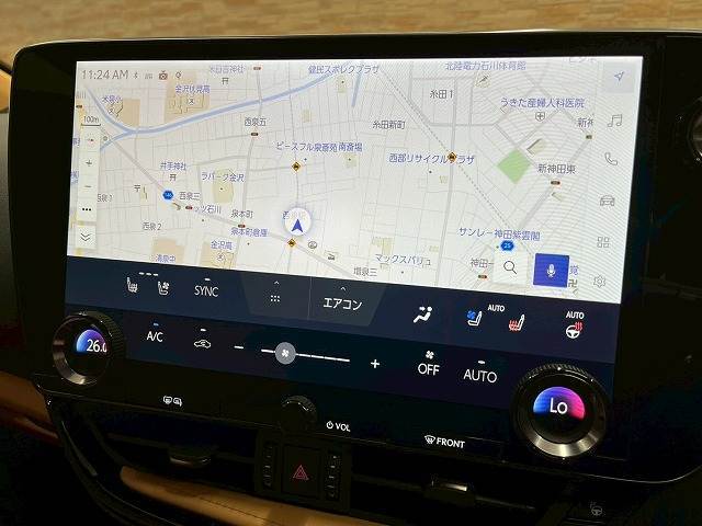【純正メーカーナビ】装備でフルセグTV視聴やBluetooth等充実装備。