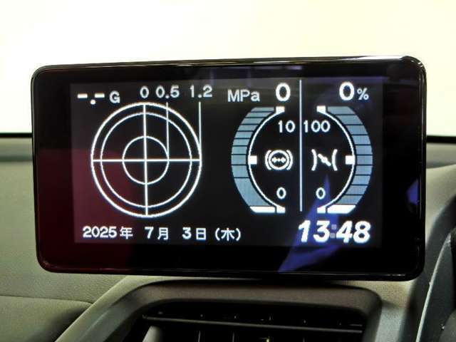 運転に集中できる、わかりやすく洗練されたメーターまわりです。