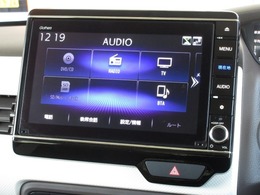 ナビゲーションはギャザズメモリーナビ(VXU-217NBi)が装着されております。AM、FM、CD、DVD再生、音楽録音再生、フルセグTV、Bluetoothがご使用いただけます。