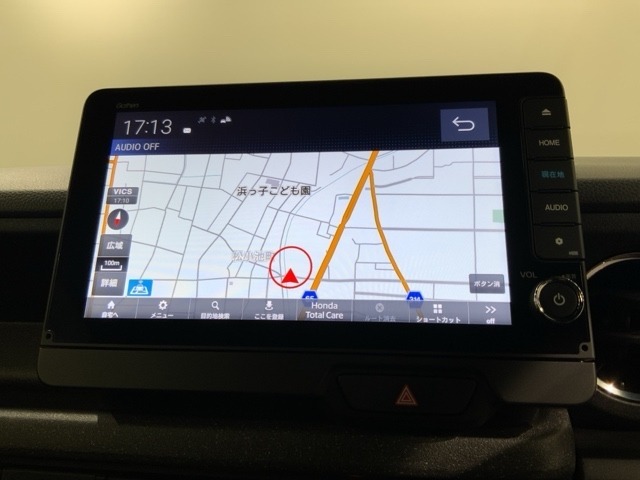 アップルカープレイ・アンドロイドオート対応ギャザズナビ搭載です。知らない道も安心ですね！