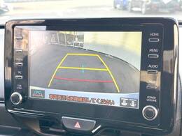 【バックカメラ】駐車時に後方がリアルタイム映像で確認できます。大型商業施設や立体駐車場での駐車時や、夜間のバック時に大活躍！運転スキルに関わらず、今や必須となった装備のひとつです！