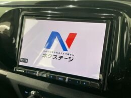 【大画面ナビ】人気の大型8インチナビを装備。存在感のある大画面はインパクト大！ナビ利用時のマップ表示は見やすく、テレビやDVDは臨場感がアップ！いつものドライブがグッと楽しくなります♪